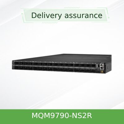NVIDIA MQM9700-NS2R Quantum-2 Series Sakelar Cerdas InfiniBand 400Gb/s | 64-Port | Aliran Udara Terbalik (C2P)