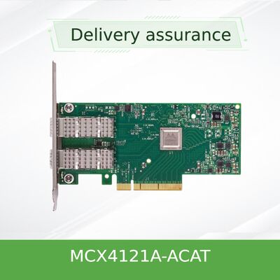 Mellanox ConnectX-4 Lx MCX4121A-ACAT Kartu Adaptor Jaringan Dual-Port 25GbE