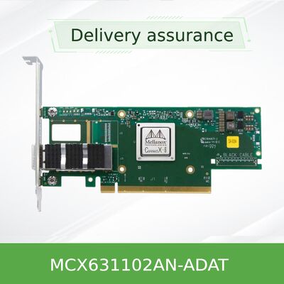 NVIDIA ConnectX-6 Lx MCX631102AN-ADAT Dual-Port 25GbE SFP28 SmartNIC dengan IPsec & ASAP