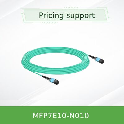 NVIDIA MFP7E10-N010 10m MPO-12/APC ke MPO-12/APC Multimode Fiber Optic Cable untuk 400G/NDR InfiniBand & Ethernet