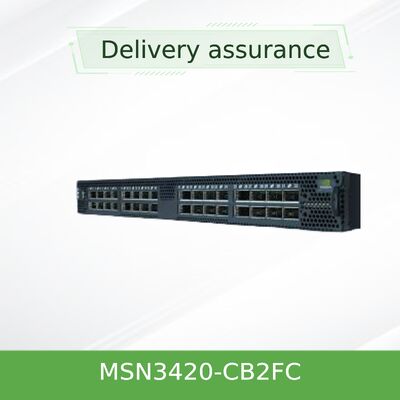NVIDIA Spectrum SN3420 MSN3420-CB2FC ️ 48-Port 25GbE & 12-Port 100GbE Top-of-Rack Switch dengan Cumulus Linux