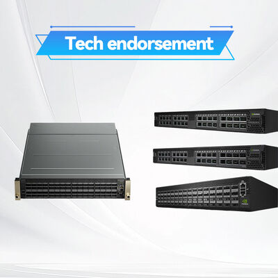 NVIDIA Spectrum SN3420 MSN3420-CB2FC ️ 48-Port 25GbE & 12-Port 100GbE Top-of-Rack Switch dengan Cumulus Linux