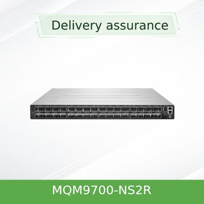 NVIDIA Quantum-2 MQM9700-NS2R Switch InfiniBand Terkelola 64-Port 400Gb/s dengan Aliran Udara Terbalik (C2P)