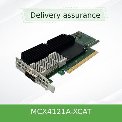 MCX4121A-XCAT 10GbE Kartu Jaringan Port Ganda Mellanox ConnectX-4 Lx