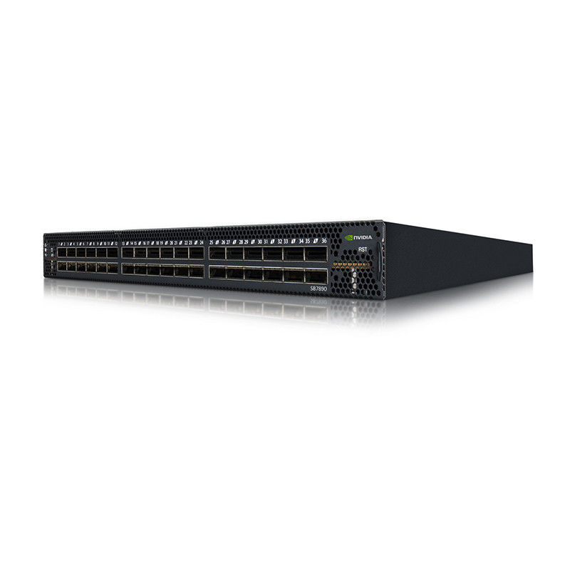 36p EDR 100Gb/S Smart Mellanox Infiniband Switch yang Dikelola Secara Eksternal MSB7890-ES2F Non-Blocking