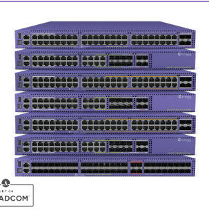 RJ45 48x Extreme X460 Beralih PoE + Port Konsol 10GE4 Basis 48 Port