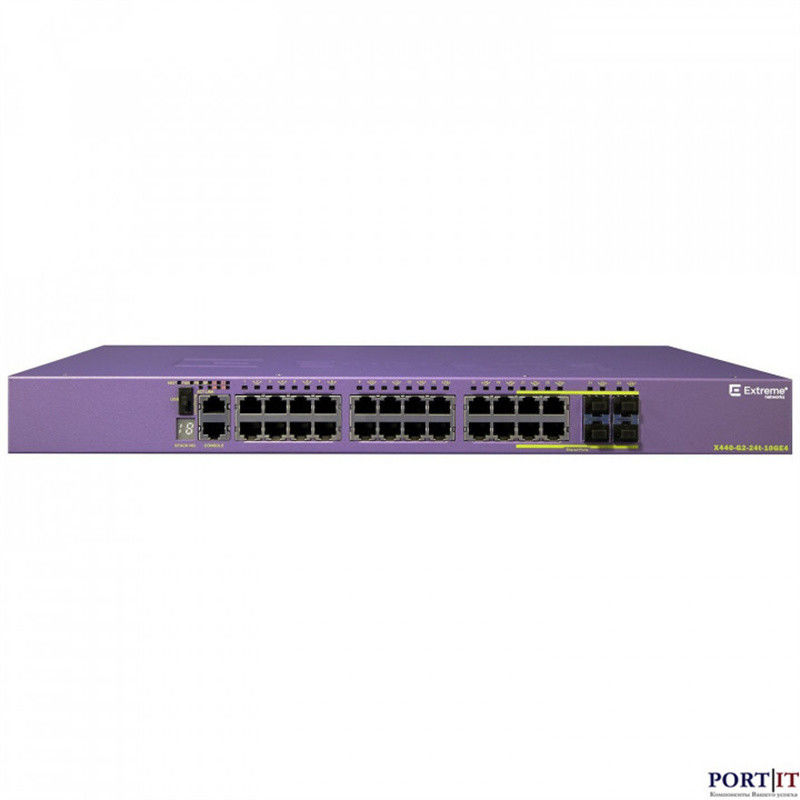 10GE4 Skalable AVB Extreme Networks X440 Switch G2 24T X440-G2-24p-10GE4 baru dan asli