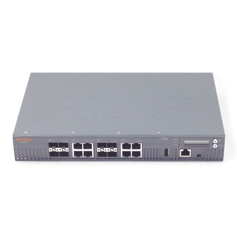 7000 Seri WLAN 7030 Pengontrol Aruba 64 AP 7030-RWJW686A 8 Port Kombo
