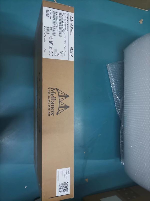 2 Core Short Depth Mellanox SN2000 Beralih MSN2100-CB2F 100GbE 1U 16 Port QSFP28 2 PSU AC X86
