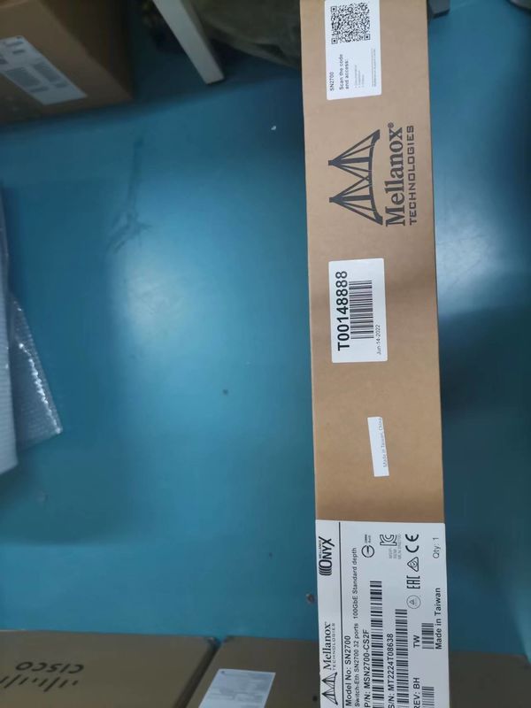 ODM SN2700 Mellanox Sakelar Jaringan MSN2700-CS2F 100GbE 1U 32 Port QSFP28