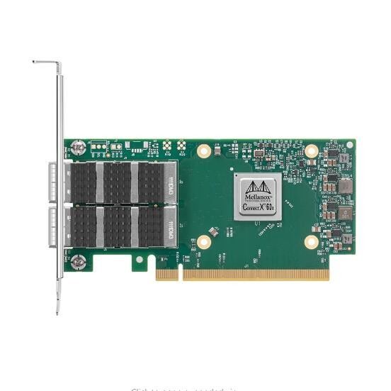 QSFP56 Mellanox Ethernet Adapter NIC ConnectX-6 Dx EN 100GbE Kartu Jaringan MCX623106AN-CDAT