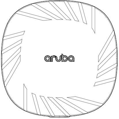 Titik Akses Nirkabel Aruba Seri 530 Terpadu AP-535 (RW) Dual Radio 4x4:4 802.11ax