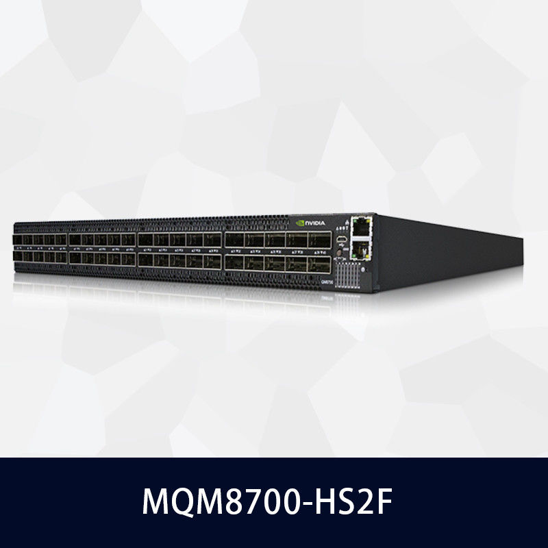Sakelar Infiniband HDR Terkelola Mellanox 200gb Switch MQM8700 40 Port MQM8700-HS2F(920-9B110-00FH-0MD)