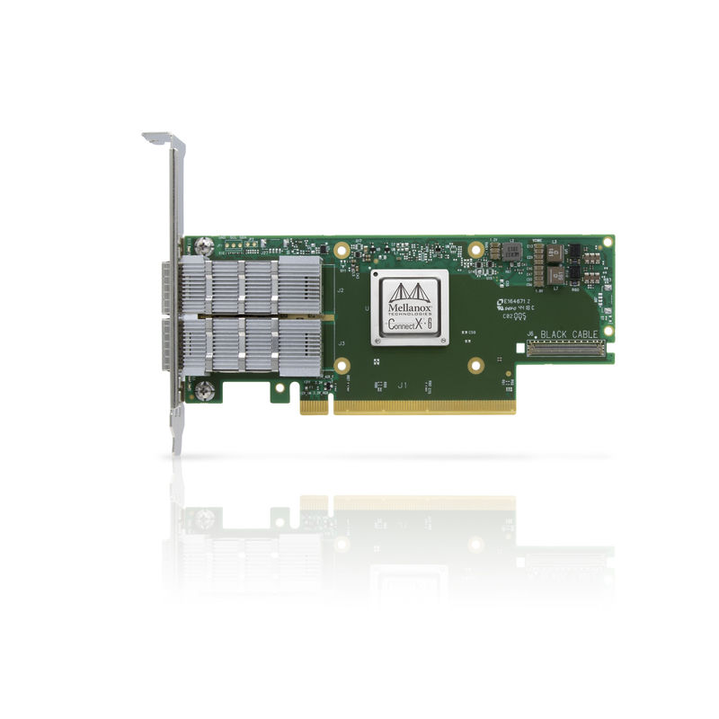 MCX653106A-HDAT-SP Kartu Jaringan Mellanox 200Gb/S 4*50Gb/S Port Ethernet