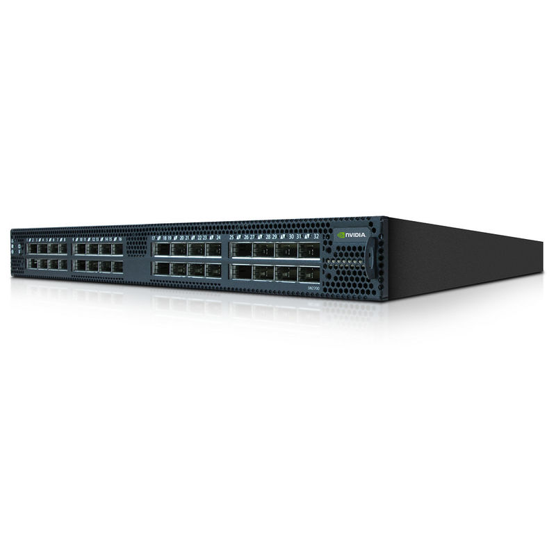 MSN3700-CS2F Spectrum-2 Berbasis 100GbE 1U Switch jaringan mellanox terbuka dengan Port Onyx 32 QSFP28