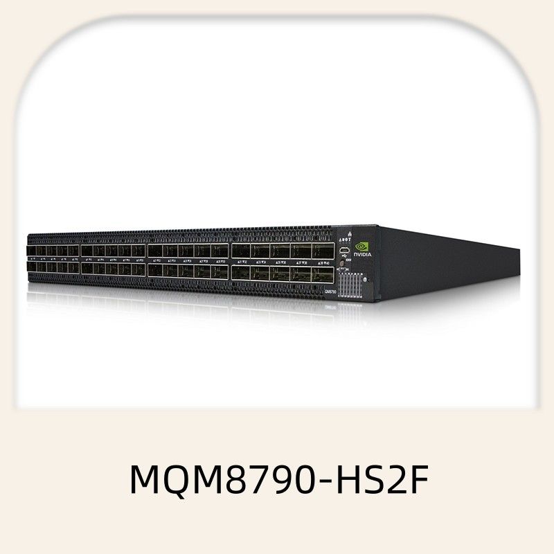 MQM8790-HS2F Mellanox Network Switch 40 Port Non Blocking Managed HDR 200Gb/S