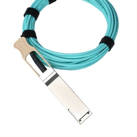 MFS1S00-H005V Aoc Kabel Optik Aktif Hingga 200Gb/S IB HDR QSFP56 5m