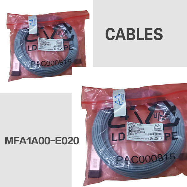 MFS1S50-H010V Kabel Mellanox IB 200Gb/S HDR Ke 2x100Gb/S HDR100 MMF 10m Latensi Rendah