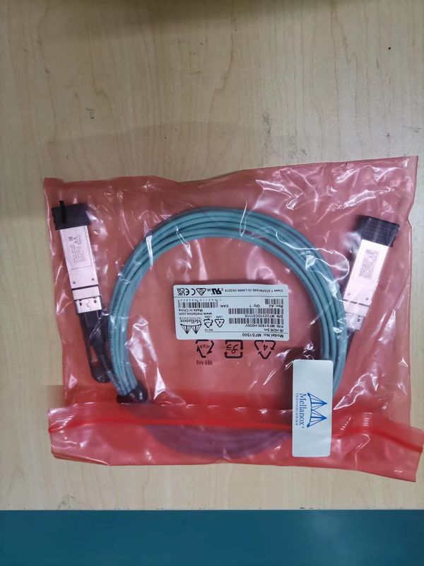 MFS1S00-H005V Aoc Kabel Optik Aktif Hingga 200Gb/S IB HDR QSFP56 5m