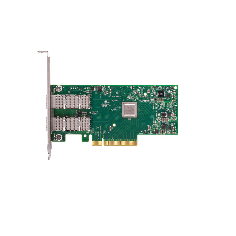 Mellanox ConnectX-4 Lx EN 25GbE Dual Port SFP28 PCIe3.0 X8 Kartu Antarmuka Jaringan MCX4121A-ACAT