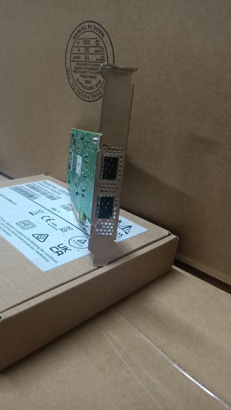 MCX512A-ACAT Mellanox Connectx 5 Dual Port 10 25gbe Sfp28 EN Kartu Adaptor PCIe 3.0 X8