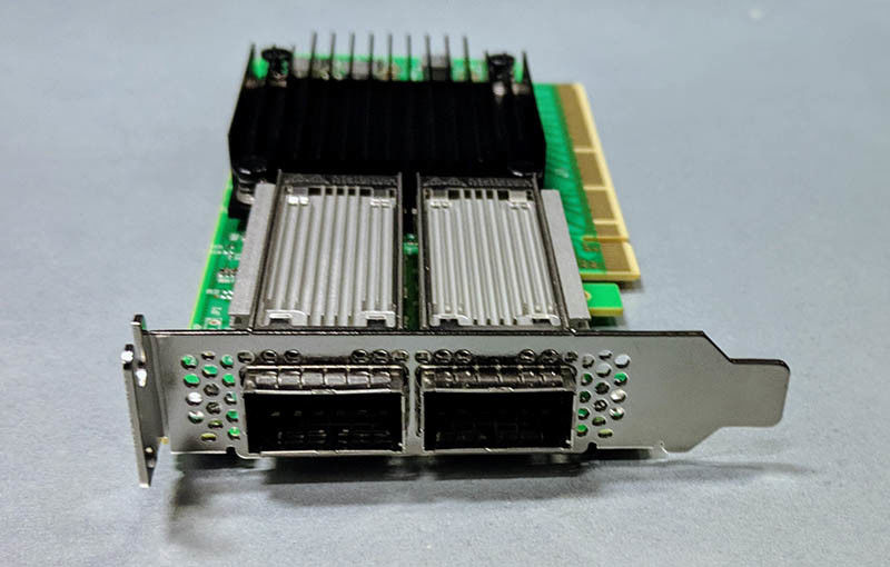 Stok Mellanox MCX556A-EDAT ConnectX-5 VPI Kartu Adaptor EDR IB 100 Gb/S 100 GbE Port Ganda