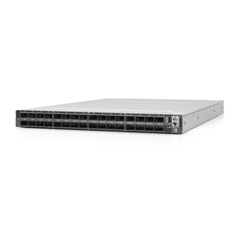 Infiniband MQM9700-NS2F Mellanox Network Switch 400G 16,8 Tbps Untuk Server