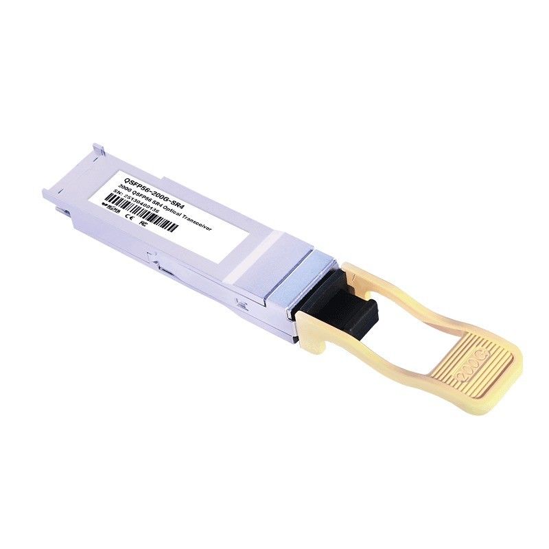Solusi Interkoneksi Pusat Data 200G QSFP56 SR4 Transceiver Optik dengan Jarak Transmisi 100m pada Serat OM4