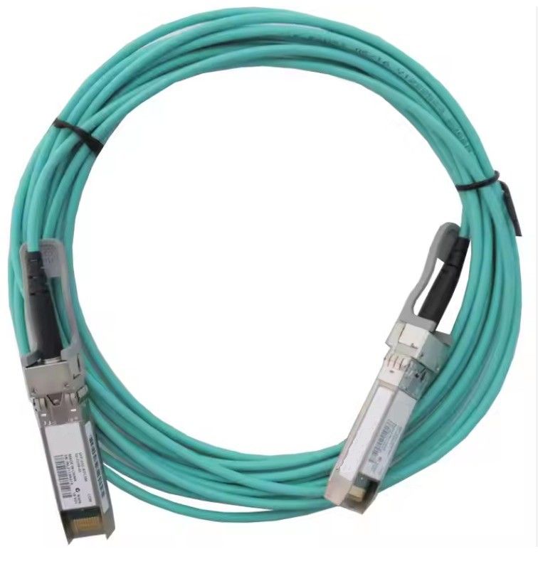 OM3/OM4 Multimode Fiber 25G SFP28 AOC Active Optical Cable dengan rentang frekuensi 850nm dan Instalasi plug-and-play yang mudah