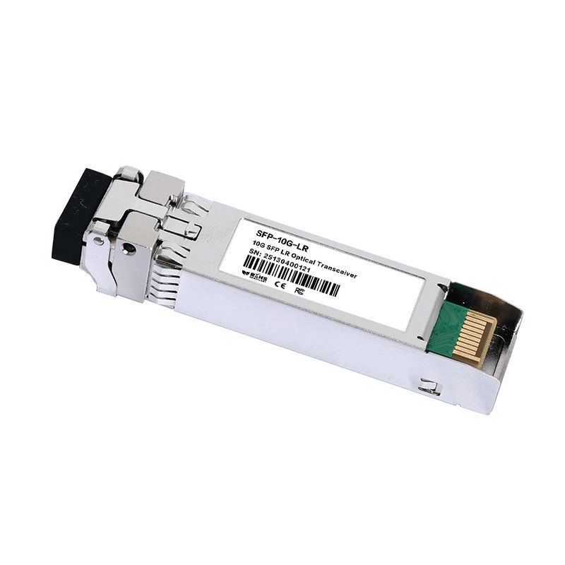 10km Single Mode Fiber 10G SFP Transceiver Module untuk Data Center Communication Network Hot Pluggable Compliance SFF-8431