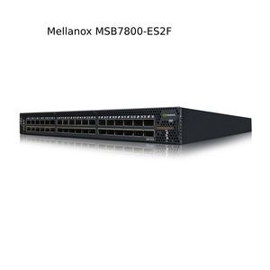 Kecepatan Transmisi 100Mbps Mellanox Msb7800-Es2f Infiniband Switch 36 Port Qsfp28 40 Port Non-Blocking Ukuran 1u Ib Switch