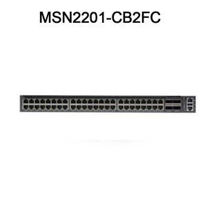 Teknologi Infiniband yang Kuat MSN2201-CB2FC Nvidia 920-9n110-00f1-0c0 48 RJ45 dan 4 Qsfp28 Port 2 Power Supply Switch