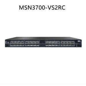 Dukungan Vlan Nvidia MSN3700-Vs2RC Spectrum-2 Berbasis 200gbe 1u Open 32X200gbe Sakelar Ethernet dengan Cumulus Linux 32 Port Qsfp56