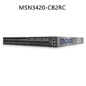 Sakelar 64-Port Mellanox Spectrum-2 Berbasis Sn3420 25gbe/100gbe yang Dapat Disesuaikan dengan Dukungan VLAN