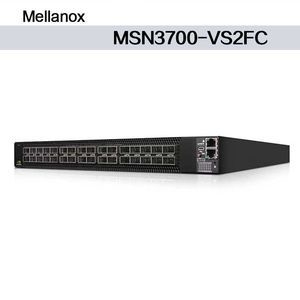 200g Tingkat Transmisi Mellanox Switch MSN3700-Vs2FC Nvidia Based 1u Open Ethernet Switch dengan ukuran 43,6*433.2*590,6 mm
