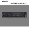 Sakelar Ethernet Terbuka 2U dengan Cumulus Linux, 64 Port QSFP56, CPU X86, Kedalaman Standar, P2C, Kecepatan Transmisi 5000, Kecepatan 100GB