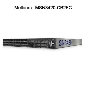 Eth Teknologi 48 SFP28 12 Qsfp28 Port Ethernet Switch MSN3420-CB2FC dengan 25g dan 100g Tingkat Transmisi