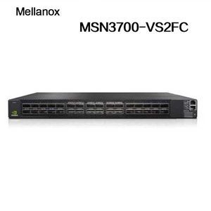 Teknologi Eth Canggih Sakelar Ethernet Mellanox MSN3700-Vs2FC dengan Cumulus Linux 32 Port Qsfp56 2 Catu Daya AC