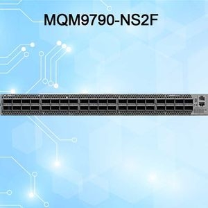 Dukungan Vlan Kecepatan Mellanox Nvidia Qm9790 1u Ndr 400gbps Infiniband Switch Mqm9790-Ns2f untuk Jaringan Berkelanjutan