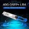 Modul Transceiver Optik 40g Qsfp Lr4 10km 1310nm Antarmuka Dupleks LC Modul Optik Fiber SMF Qsfp 40gbase