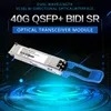 Qsfp 40g Sr Bd 40g/100GB Dual Rate Bidi Bdsr 850nm 100m LC Duplex Connector Multimode Qsfp 40g Sr Fiber Optik Transceiver