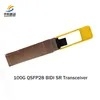 Harga Saham Berkecepatan Tinggi 100g Qsfp28 Bidi Sr Transceiver Transceiver Modul untuk Jaringan yang Dapat Diandalkan