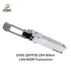 Harga Nego Stok Tinggi Kecepatan Tinggi 100g Qsfp28 Zr4 80km Modul Transceiver untuk Jaringan yang Andal