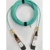 Kabel Optik Aktif Qsfp56 200g 26.56gbaud Transmisi Data Kecepatan Tinggi Kompatibel dengan Om3/Om4