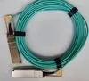 Kabel Optik Aktif Qsfp56 200g 26.56gbaud Transmisi Data Kecepatan Tinggi Kompatibel dengan Om3/Om4