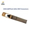 Transceiver kecepatan tinggi 400g Qsfp112 Sr4 untuk jarak 100m