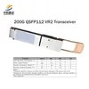 Transceiver kecepatan tinggi 200g Qsfp112 Vr2 untuk pusat data