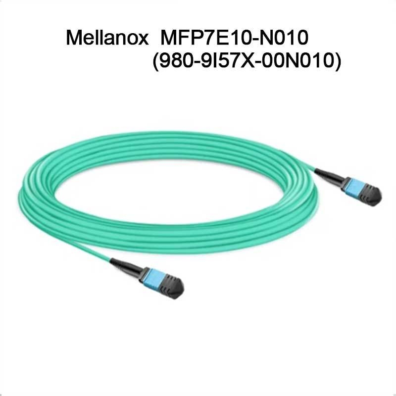 MFP7E10-N010 Mellanox AOC Kabel Serat Pasif MMF MPO12 APC Untuk MPO12 APC 10m