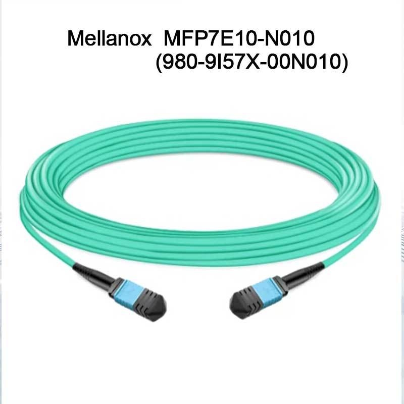 MFP7E10-N010 Mellanox AOC Kabel Serat Pasif MMF MPO12 APC Untuk MPO12 APC 10m