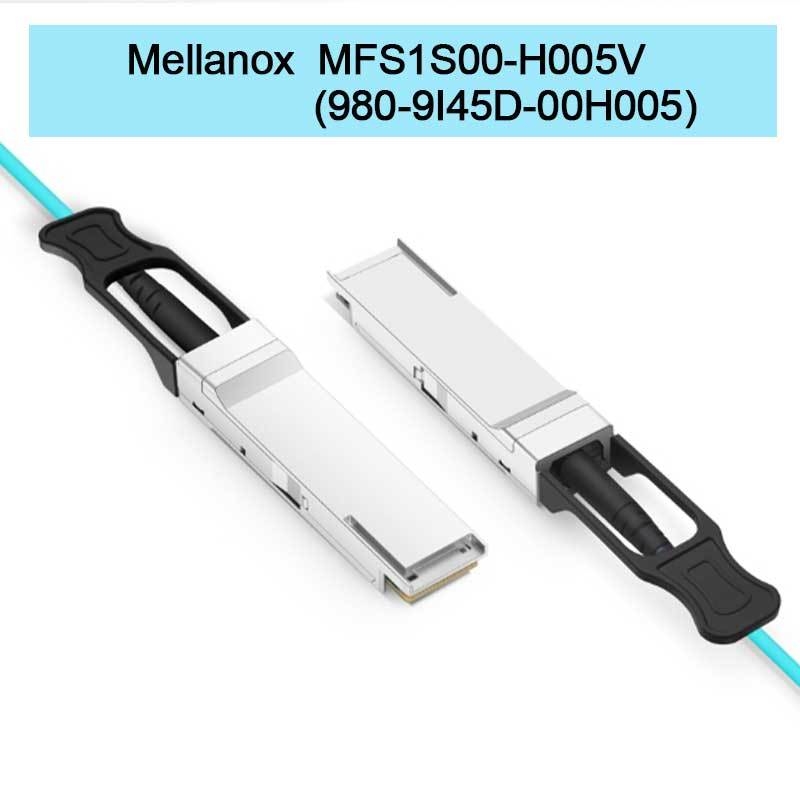 MFS1S00-H005V(980-9I45D-00H005) Kabel optik aktif Aoc Hingga 200Gb/S IB HDR QSFP56 5m